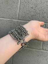 Load image into Gallery viewer, 1980’s chainmail cuff bracelet
