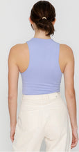 Load image into Gallery viewer, Periwinkle halter jersey top
