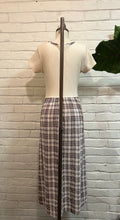 Load image into Gallery viewer, 1990’s Vintage Plaid Waffle Midi Dress
