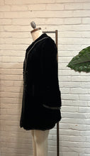 Load image into Gallery viewer, 1960’s Vintage Black Mink Coat
