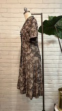 Load image into Gallery viewer, 1950’s Vintage Floral Fall House Dress
