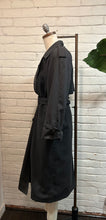 Load image into Gallery viewer, 1980’s Vintage Dark Grey London Fog Trench Coat
