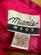 Load image into Gallery viewer, 1980’s Vintage Fuchsia Silk Blazer
