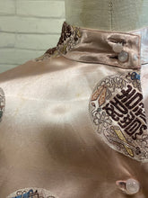 Load image into Gallery viewer, 1970’s Vintage Pink Satin Embroidered Top
