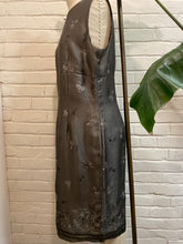 Load image into Gallery viewer, 1990’s Vintage Sheer Floral Grey Dress
