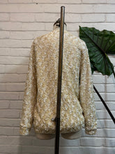 Load image into Gallery viewer, 1950’s Vintage Sequin Cream Cardigan
