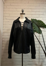 Load image into Gallery viewer, 1980’s Vintage Black Leather Side Zips
