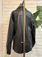 Load image into Gallery viewer, 1980’s Vintage Black Leather Side Zips
