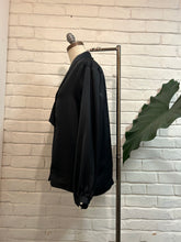Load image into Gallery viewer, 1980’s Vintage Black HALSTON blouse
