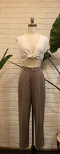 Load image into Gallery viewer, 1980’s Vintage purple label Ralph Lauren Khaki High-waist Trousers
