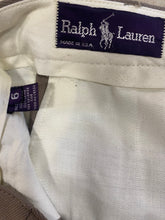 Load image into Gallery viewer, 1980’s Vintage purple label Ralph Lauren Khaki High-waist Trousers
