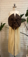 Load image into Gallery viewer, 1980’s Vintage Rare Brown Ribbon Dress
