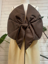 Load image into Gallery viewer, 1980’s Vintage Rare Brown Ribbon Dress
