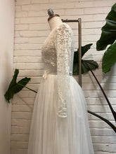Load image into Gallery viewer, 1960’s Vintage White Wedding Chiffon Dress
