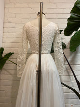 Load image into Gallery viewer, 1960’s Vintage White Wedding Chiffon Dress
