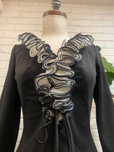 Load image into Gallery viewer, 1960’s Vintage Sydney North Black Mini Dress
