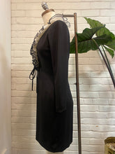 Load image into Gallery viewer, 1960’s Vintage Sydney North Black Mini Dress
