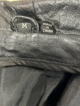 Load image into Gallery viewer, 1980’s Vintage Black Moto Leather Jacket
