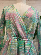 Load image into Gallery viewer, 1980’s Vintage Pastel Peplum Midi
