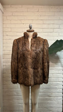 Load image into Gallery viewer, 1980’s Vintage Brown Rabbit Fur Jacket
