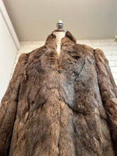 Load image into Gallery viewer, 1980’s Vintage Brown Rabbit Fur Jacket
