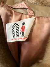 Load image into Gallery viewer, 1970’s Vintage Tan Swing Faux Fur Coat
