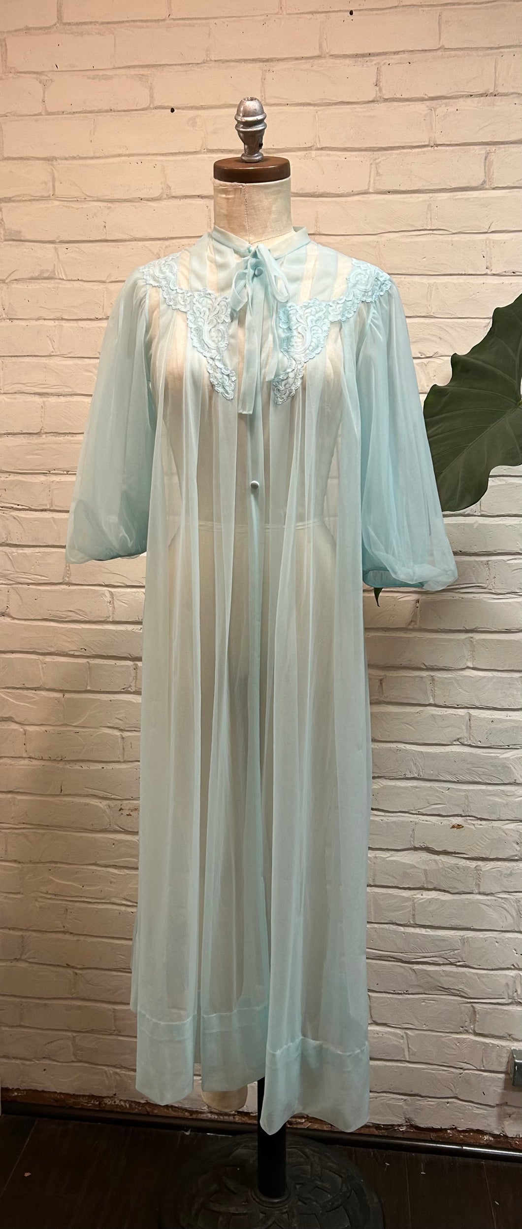 1950’s Vintage Baby Blue Chiffon