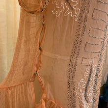 Load image into Gallery viewer, 1920’s silk beaded  flapper dress
