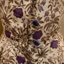 Load image into Gallery viewer, 1950’s lavender garden waist dress
