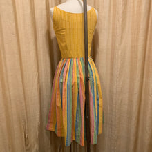Load image into Gallery viewer, 1960’s cotton striped midi dress
