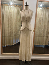 Load image into Gallery viewer, 1920’s Vintage White Gatsby Dress

