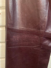 Load image into Gallery viewer, Escada 1990’s Vintage wine burgundy Leather Pants
