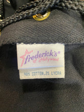Load image into Gallery viewer, 1980’s Vintage Lace-Up Fredericks of Hollywood black denim Pants
