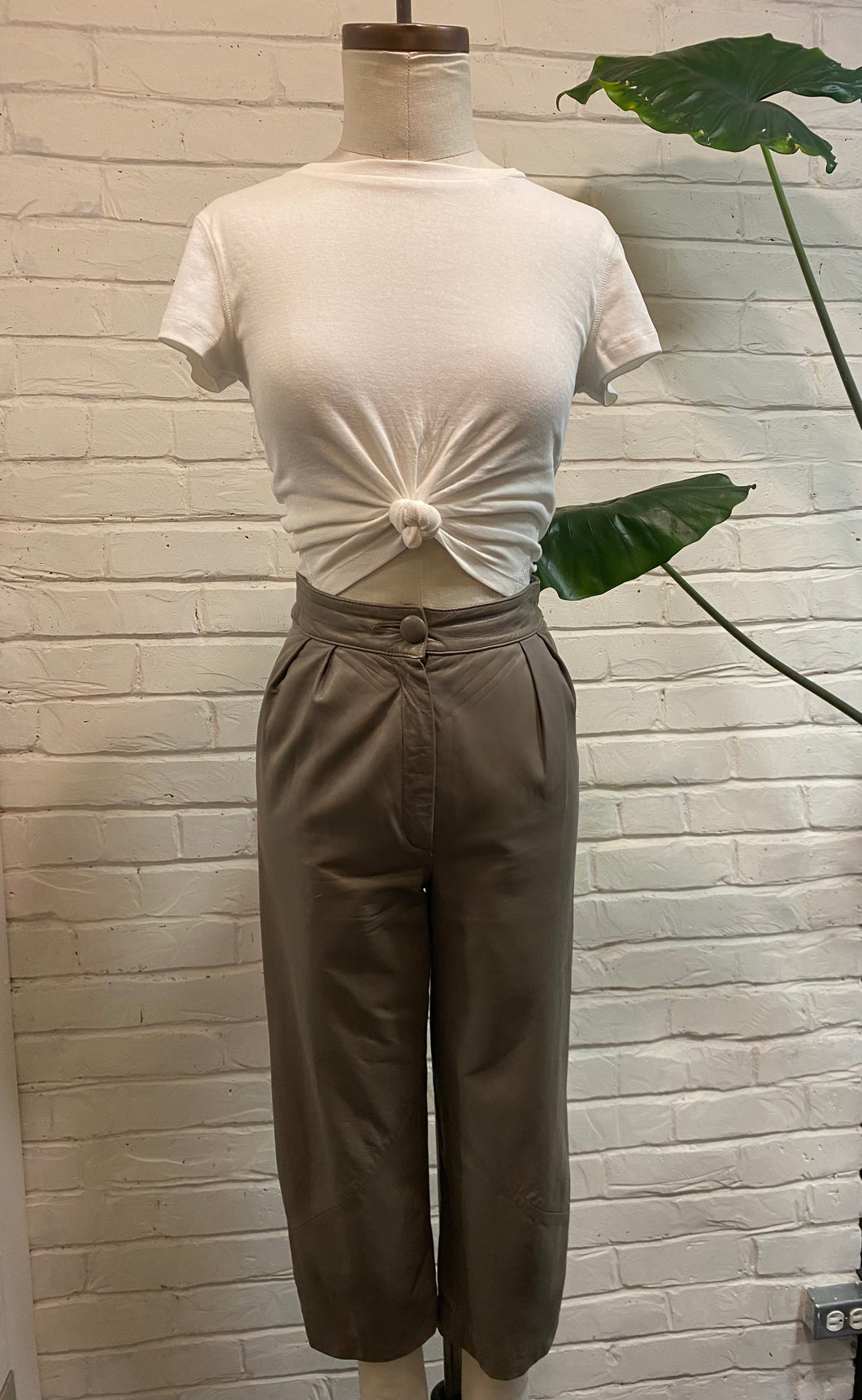 1980’s Vintage Leather Trousers