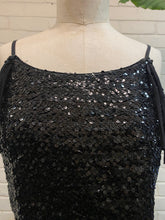 Load image into Gallery viewer, 1960’s Vintage MarTee Original Black Sequin Top
