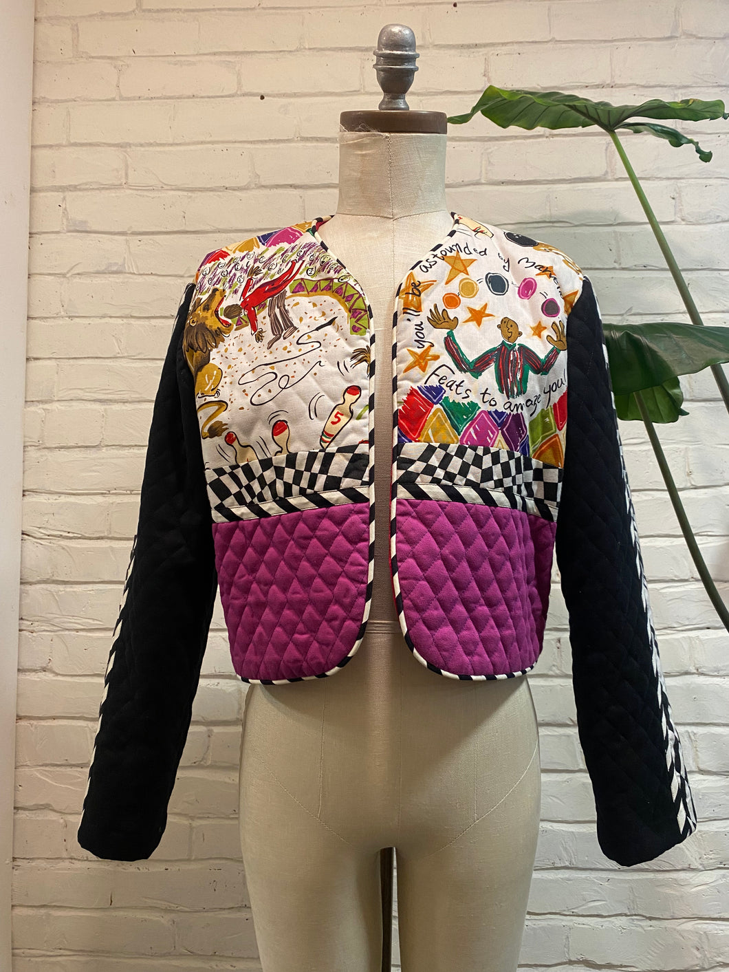 1990’s Vintage Quilted Whimsical Jacket