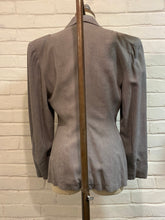 Load image into Gallery viewer, 1930’s Vintage Gray Tailored Blazer
