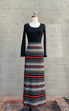 Load image into Gallery viewer, 1960’s striped maxi dress
