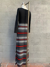 Load image into Gallery viewer, 1960’s striped maxi dress
