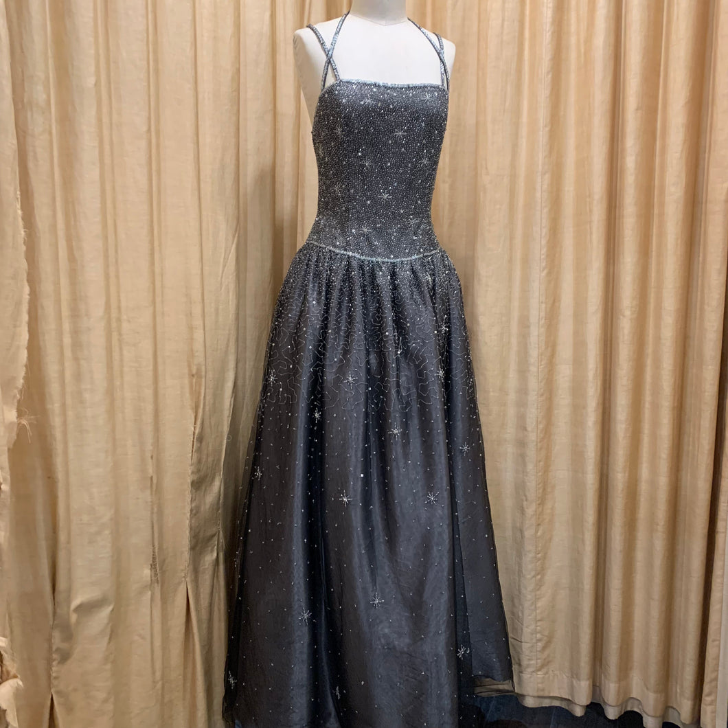 Y2K beaded maxi dress