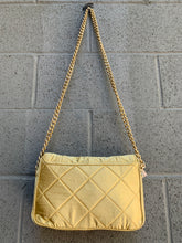 Load image into Gallery viewer, 1980’s gold quilt chain purse
