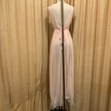 Load image into Gallery viewer, 1940’s pastel pink embroidered maxi dress
