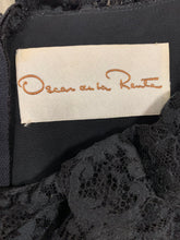 Load image into Gallery viewer, Oscar De La Renta black lace dress
