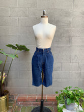 Load image into Gallery viewer, 1960’s levi’s bermuda dark wash denim long shorts

