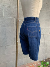 Load image into Gallery viewer, 1960’s levi’s bermuda dark wash denim long shorts
