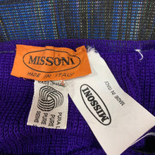 Load image into Gallery viewer, 1980’s purple knit Missoni midi skirt
