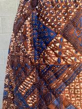 Load image into Gallery viewer, 1970’s brown quilted maxi dress
