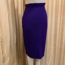 Load image into Gallery viewer, 1980’s purple knit Missoni midi skirt
