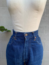 Load image into Gallery viewer, 1960’s levi’s bermuda dark wash denim long shorts
