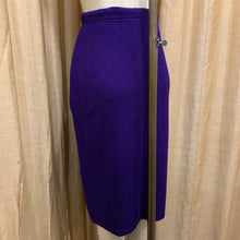 Load image into Gallery viewer, 1980’s purple knit Missoni midi skirt
